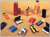 Matches and lighters and other items like it are forbidden in baggage because they may ignite by friction.